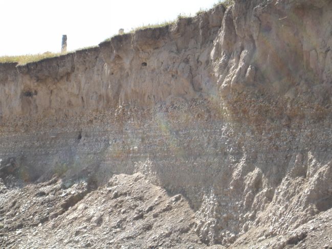 2006:09:13 22:59:39   BeachRidgeS -bedded  imbricated beach gravels - photo 1.jpg